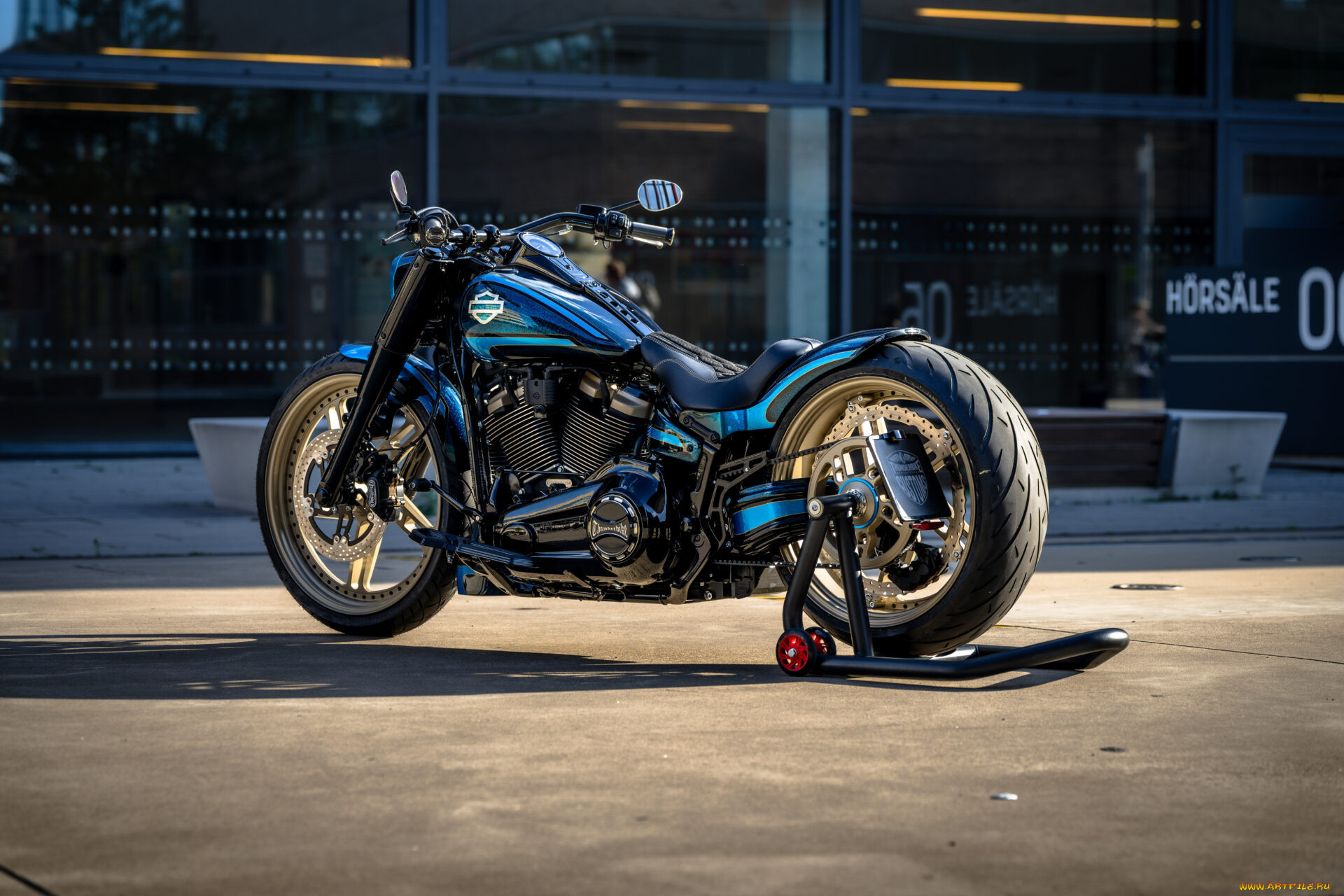 , harley-davidson, softail, fat, boy, customized, custombikes, half, hundred